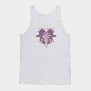 Ram floral skull Tank Top